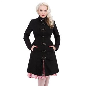 H & R Military Style Coat